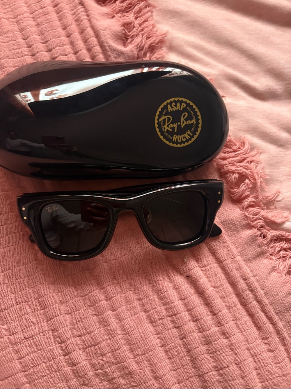 Ray-Ban Black Puffer Wayfarer Sunglasses ASAP Rocky